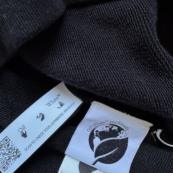 Off-White Classic Black Hoodie, size M (medium) - Picture 6 of 6